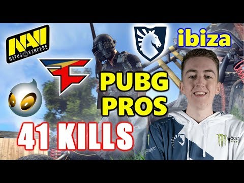 Team Liquid ibiza, FaZe ubah, Gustav & Jembty - 41 KILLS - PUBG PROS
