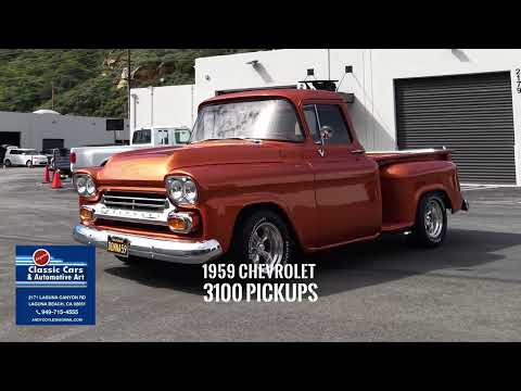 1959 Chevrolet 3100 Apache Restomod
