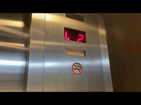 Glass Thyssenkrupp Traditional H-Power hydraulic elevators at the DoubleTree in Columbia MD
