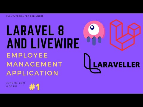 01 Laravel Livewire Tutorial Employees Management Project Setup Application