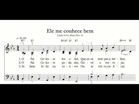 Ele me conhece bem | Novos Hinos SUD 1047 - Primária 