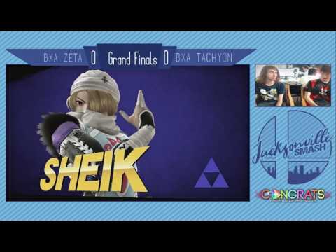 Jax Smash Weekly 4/6/17 - BxA Tachyon(Pikachu) Vs BxA Zeta(Sheik) - Wii U Grand Finals