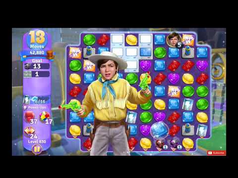 Wonka's World of Candy Level 830 NO BOOSTERS - A S GAMING ✔