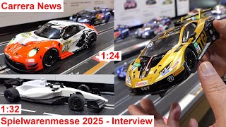 Carrera 124/132-Neuheiten Spielwarenmesse 2025 – Lamborghini Huracán, Porsche 911 GT3R, … Slotcars