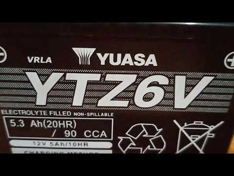 YTZ6V Battery | Honda Click | Raider 150