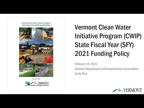 , title : 'Clean Water Initiative Program SFY 2021 Funding Policy External'