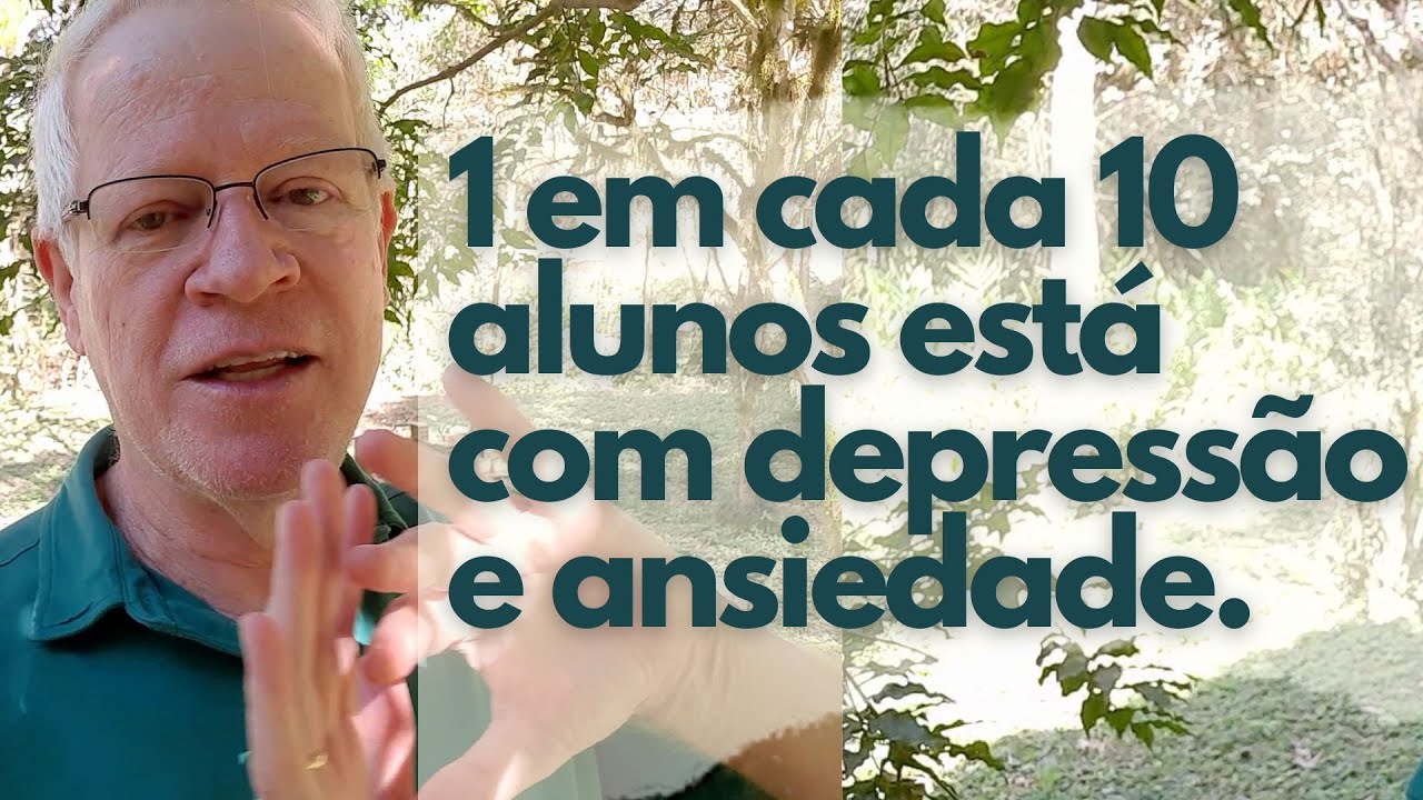 1 em cada 10 alunos está com depressão ou ansiedade