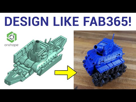 How to design print in place foldable models like FAB365 - 3D design for 3D printing