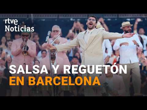 Bad Bunny desata la locura en Barcelona antes de sus conciertos en España
