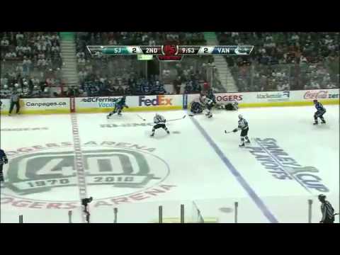 Vancouver Canucks vs San Jose Sharks Game 2 Highlights 5/19/11