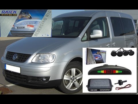 How to Instal Parking Sensors RATEK on the rear bumper of  Volkswagen Caddy