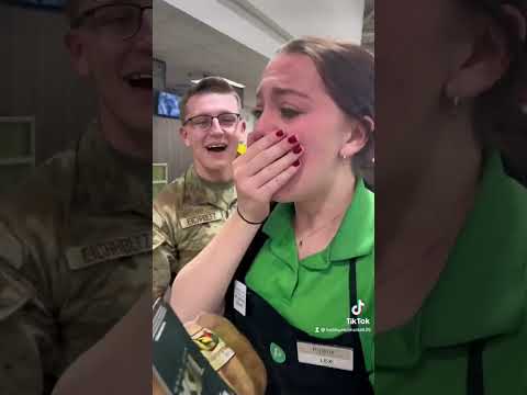 Airman surprises his sister after 6 months #airman #airforce #soldier #military #marines #navy #army