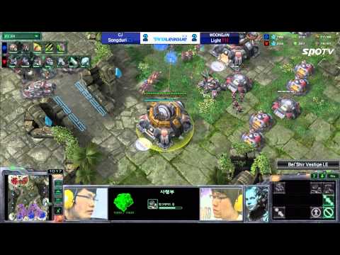 [0603] Songduri(CJ) vs. Light(WOONGJIN) ZvT 5SET Bel'Shir Vestige -Starcraft2,esportstv,SPL