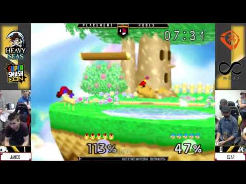 LGB - Janco (Pikachu) Vs. Czar (Mario) SSB64 - Placement Pools