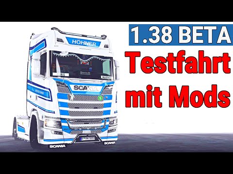 ETS2 1.38 Open Beta - Testfahrt mit Mods [#1493] EURO TRUCK SIMULATOR 2