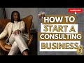 How To Start An ONLINE Consulting Business Under 500 Or With NO MONEY EllieTalksMoneyTour Com