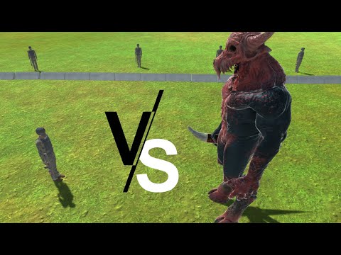 Animal Revolt Battle Simulator every unit vs Commando Bo
