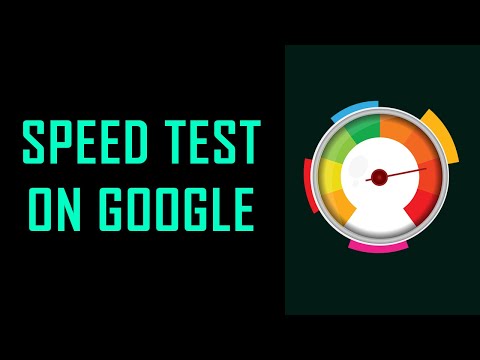 How to Check your Internet Speed on Google | Speed Test