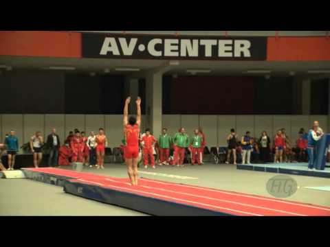 MENG Wenchao (CHN) - 2015 Trampoline Worlds - Qualification TU Routine 2