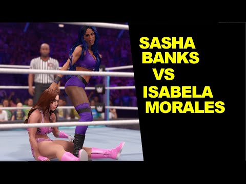WWE 2K22 Isabela Morales vs Sasha Banks - Iron Finisher