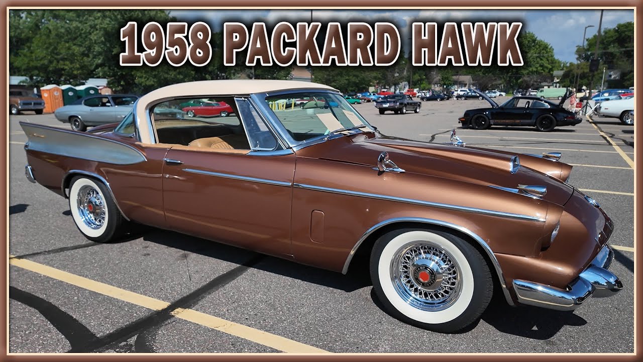 Rare 1958 Packard Hawk Looks Stunning in Canyon Copper, Packs