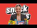 Hailee Steinfeld Tries British American Food Snack Wars