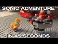 Sonic adventure in 45 seconds (tails’s story) - Lego stop motion