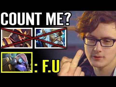DO NOT COUNTER PICK vs MIRACLE FU** ALL MIracle Tinker GOD MODE Dota 2