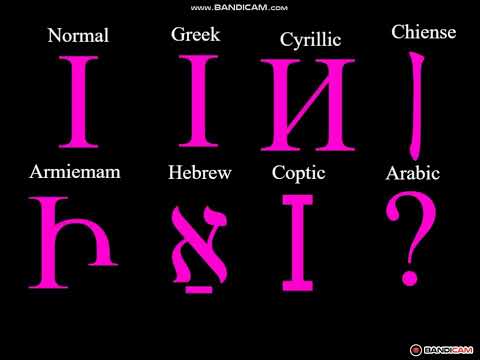 ABC Song but is Normal, Greek, Cyrillic, Chiense, Armiemam, Hebrew, Coptic and Arabic