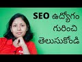 What Is SEO Executive Job Explained In Telugu