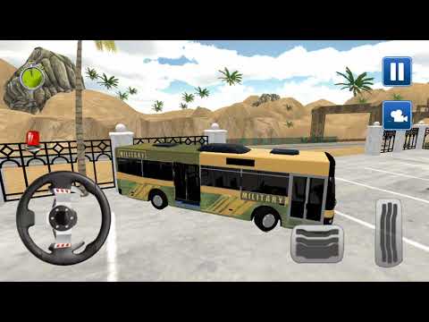 Army Bus Driving #2  - Military Coach Transporter New Bus Unlocked Android Gameplay