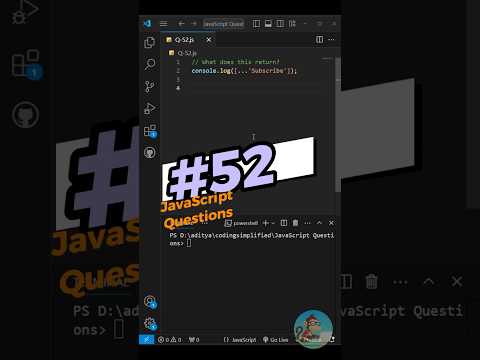 Q52 Javascript Questions Series Coding Webdevelopment Codingsimplifiedspace Javascripttutorial