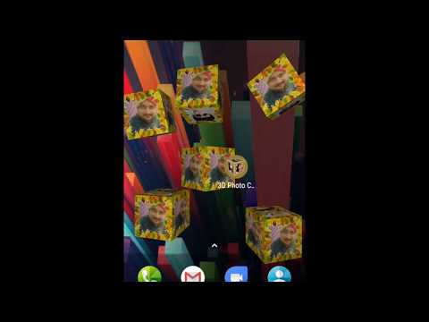 3D Photo Cube Live Wallpaper Video