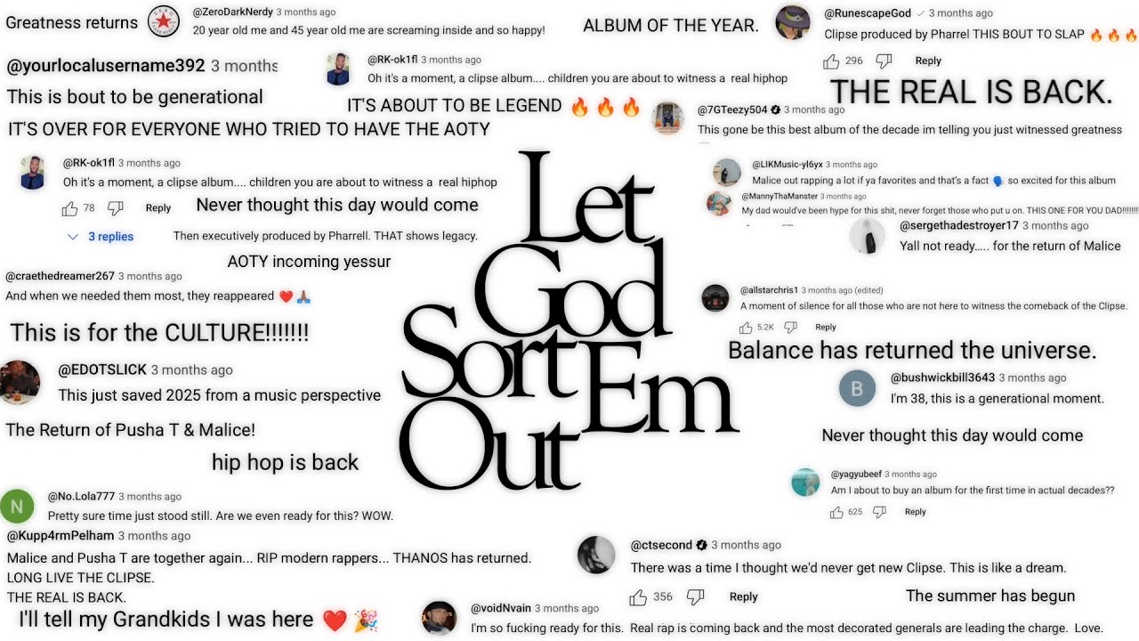 Clipse - Let God Sort Em Out (For Your Consideration)