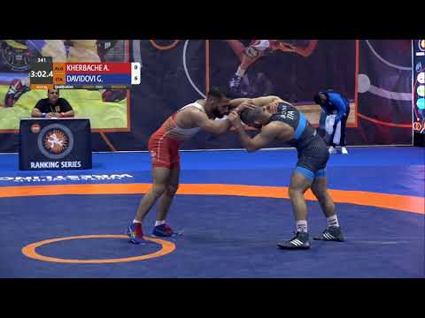 Qual. FS - 57 kg: A. KHERBACHE (ALG) v. G. DAVIDOVI (ITA)