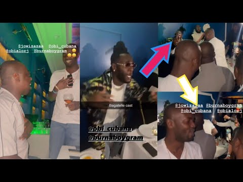 Burnaboy, Jowizaza, Obi Cubana Storm London Club With Old Gyration Song's On Victory Over This....