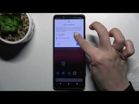 How to Find Screen Recorder Options on Sony Xperia 5 III - Change Screen Recorder Sound Settings