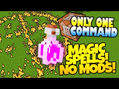 Minecraft | MAGIC | Bend Gravity, Summon Meteors & More! | Only One Command (Minecraft Redstone)