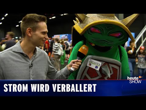 Fabian Köster auf der Gamescom: So schlecht ist Zocken für die Umwelt | heute-show vom 09.09.2022