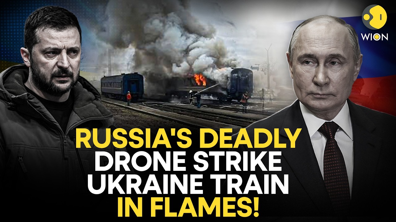 Russia-Ukraine War LIVE: Deadly Russian Drone Strike Hits Passenger Train in Ukraine's Dnipro | WION