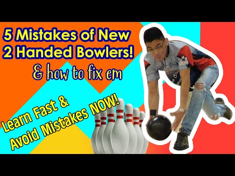 5 Common Mistakes of New Two Handed Bowlers & How To Fix Them #twohandedbowling