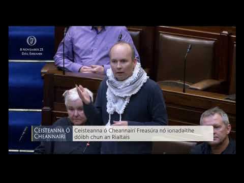 Dáil LIVE: Paul Murphy TD Demands Irish Government Expel the Israeli Ambassador NOW