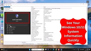 How to See Your Windows 11 System Information Quickly