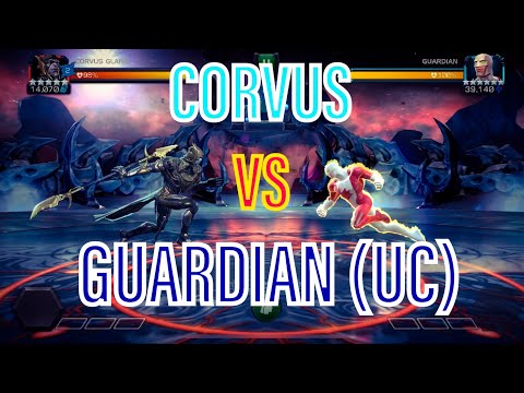 Uncollected Guardian vs Corvus Glave | Marvel Contest Of Champions