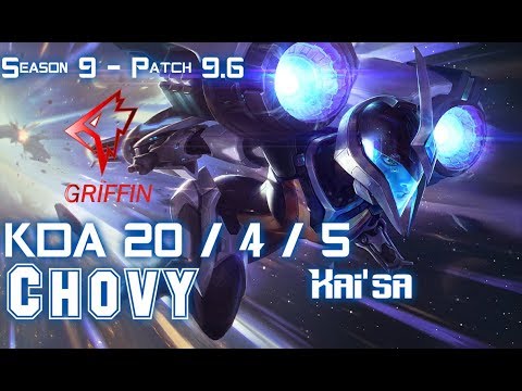 GRF Chovy KAI'SA vs KALISTA ADC - Patch 9.6 KR Ranked