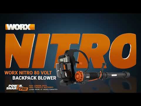 Worx® Nitro™ 80V Backpack Leaf Blower