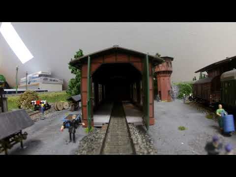 Lokschuppenfahrt Burgstein Bhf zum Bw mit 78 507