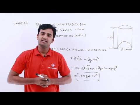 Volume of Combination of Solids Problem 2