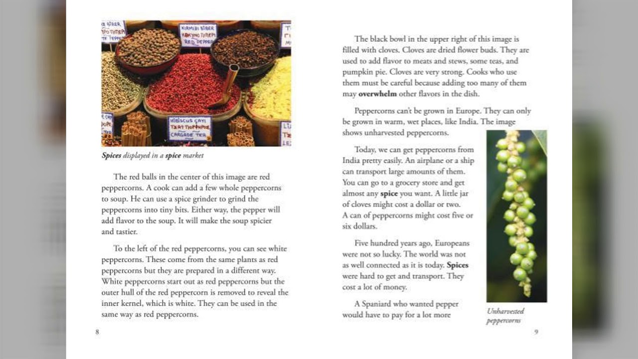 Unit 9 Chapter 1: The Lure of Spices
