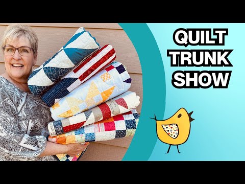 Trunk Show Of Last Years Quilts From Sister Chicks Quilting